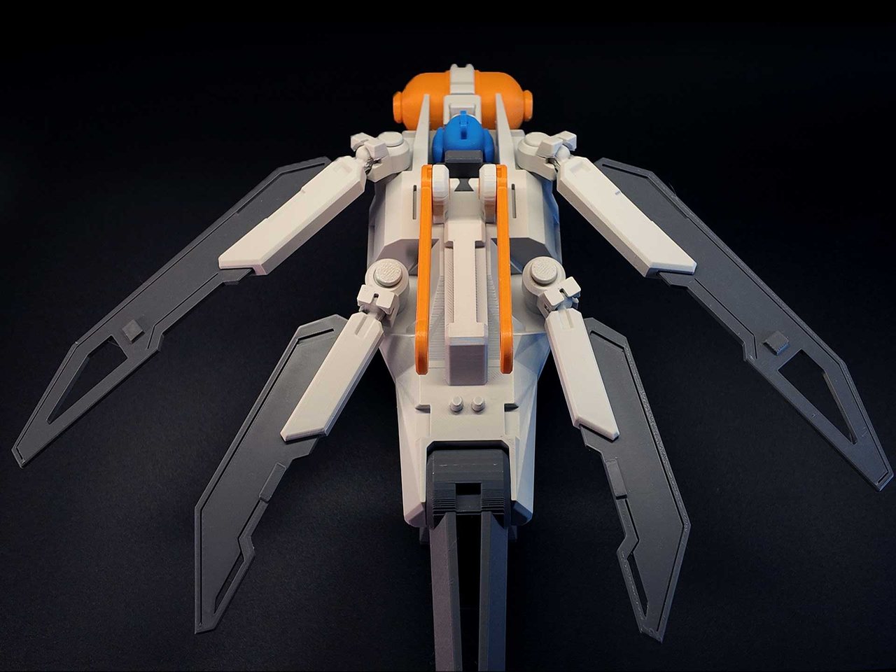Winged mech — printed model by CoolFish Studio